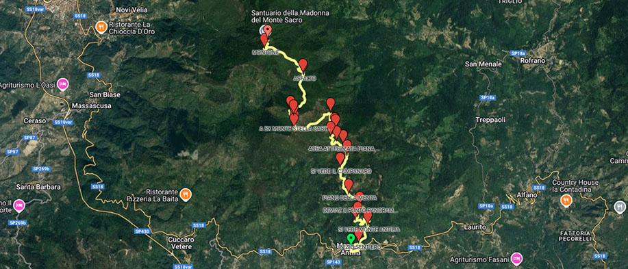 Tracciato interattivo